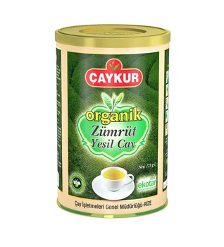 Турецкий зеленый чай Çaykur Organik Zümrüt 125 г