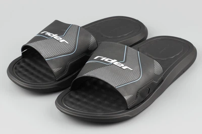 Шлепанцы мужские черные RIDER STEP SLIDE AD 12265-BD725 45-46