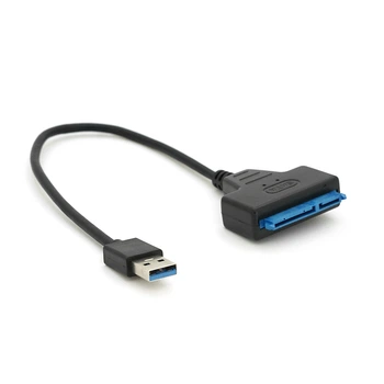 Кабель Usb 3.0 AM to SATA black 0.1 m для HDD/SSD дисків Voltronic YT-C3.0-SATA/0.1