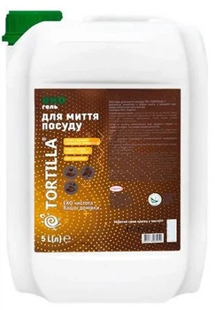 Еко гель для миття посуду Tortilla 5 л (4820178060950)