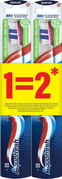 Набір зубних щіток Aquafresh All In One Protection 1+1 Все в одному середня жорсткість (4820127150701)
