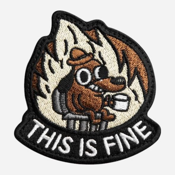 Шеврон This Is Fine