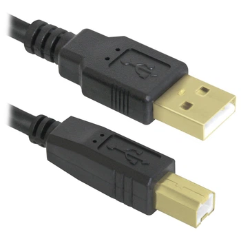 Кабель USB AM-BM, 3.0 м, черный, USB04-10PRO Defender