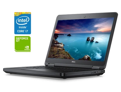 Ноутбук Dell Latitude E5540 / 15.6" (1920x1080) TN / Intel Core i7-4600U (2 (4) ядра по 2.1 - 3.3 GHz) / 8 GB DDR3 / 256 GB SSD / nVidia GeForce GT 720M, 2 GB DDR3, 64-bit / WebCam б/у