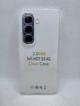 Чехол Clear Case 2мм для Infinix Hot 50 4G Прозрачный