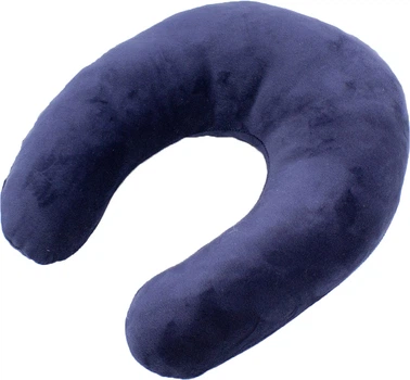 Подушка для подорожей MirSon №8805 Velvet Line 28-0006 Navy blue Полістирол (2200006348900)