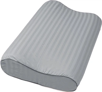 Наволочка MirSon Сатин Stripe 30-0010 Light Gray 58х40х10.5 см (2200006232537)