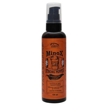 Реп’яхова олія з перцем: для росту волосся / бороди, Мінокс Minox strong pepper, 100 мл