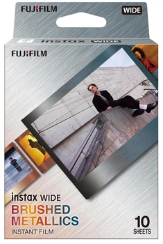 Фотопленка Fujifilm Instax Wide BRUSHED METALLICS 1 картридж (10 фото) для WIDE 100, 200, 210, 300, 400, LINK, EVO