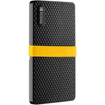 Внешний SSD USB Type-C 3.1 накопитель Kodak X200 512Gb для ПК Windows OTG Android Black