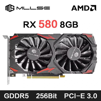Відеокарта Mllse AMD RTX 580 8GB GDDR5 (256bit), (1 x HDMI)