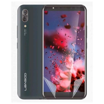 Антишпион приватная плёнка гидрогелевая для смартфона Leagoo Z15 противоударная прозрачная