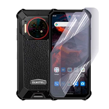 Плёнка гидрогелевая для Oukitel WP19 Pro глянцевая противоударная прозрачная