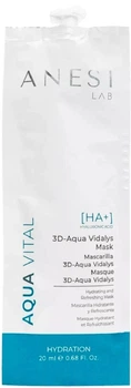 Освежающая и восстанавливающая гель-крем-маска Anesi Aqua Vital 3d Aqua Vital Vidalys Mask 1 шт. x 20 мл