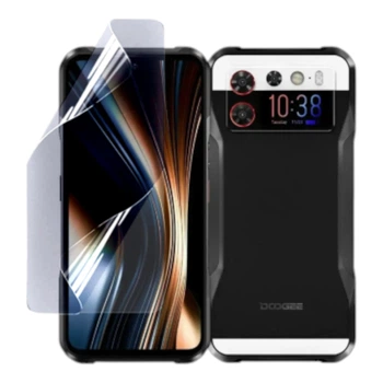 Антишпион приватная плёнка гидрогелевая для смартфона Doogee V20S противоударная прозрачная