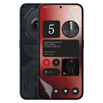 Антишпион приватная плёнка гидрогелевая для смартфона Nothing Phone (2a) противоударная прозрачная