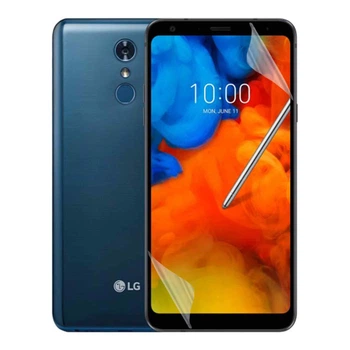 Антишпион приватная плёнка гидрогелевая для смартфона LG Q8 противоударная прозрачная