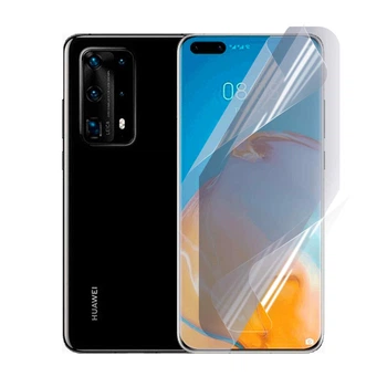 Плёнка гидрогелевая матовая для Huawei P40 Pro+ протиударная прозрачная
