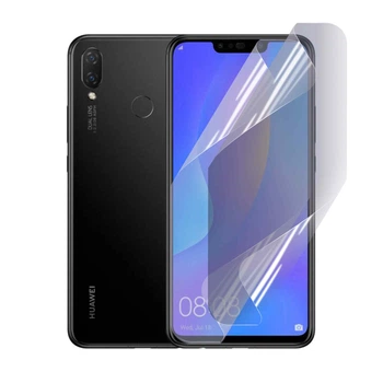 Плёнка гидрогелевая для Huawei P Smart Plus глянцевая противоударная прозрачная