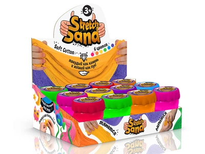 Креативная творчество Stretch Sand, 200 г, украинский/русский, Danko Toys