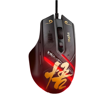 Проводная игровая мышь Inphic PG1 Wukong Version, 12800 DPI, чёрная