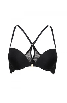 Бюстгальтер с застежкой спереди классический Push-up Marc&Andre A8-0516k 80A Черный
