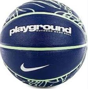 Мяч баскетбольный Nike EVERYDAY PLAYGROUND 8P GRAPHIC DEFLATED DEEP ROYAL BL/VAPOR GREEN/WH size 7 (N.100.4371.473.07)