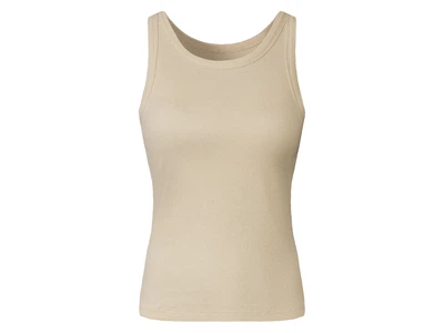 Майка в рубчик для женщины Esmara LYCRA® 416939 XS Бежевый