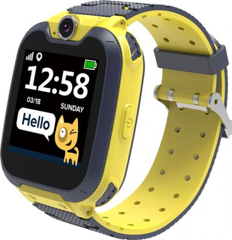 Смарт-часы Canyon Kids smartwatch Tony, Yellow-Grey