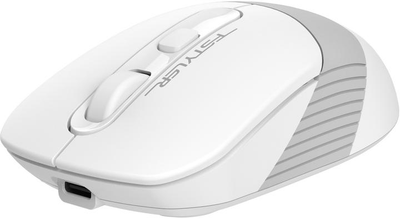 Компьютерная мышь A4tech Fstyler FB10CS, Grayish White, USB, беспроводная, оптическая, BT+RF (Combo), 1200/1600/2000/2400 dpi, 125 Hz, 4 кнопки