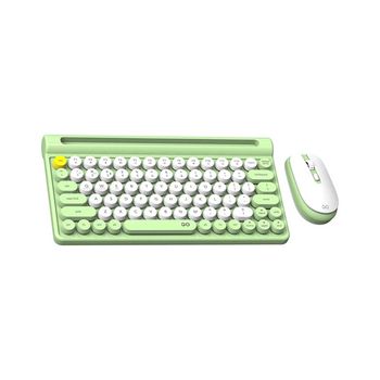 Беспроводная клавиатура и мышь Fantech Go WK897, 2.4G, BT, 800-1600DPI, Зеленый