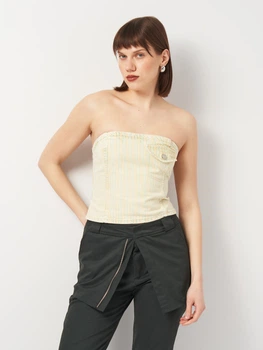 Футболка жіноча Zara 5520/751 XS Світло-жовта (05520075104014)