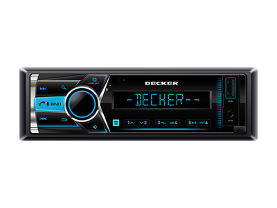 Автомагнитола Decker MDR-111 BT