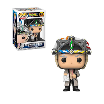 Фигурка Funko Pop Назад в будущее Док в шлеме Back to the Future Doc with helmet 10 см FP BF D H 959