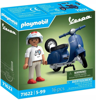 Zestaw zabawek dla dzieci Playmobil 1969 Vespa 150 Sprint Veloce Niebieski 71622 (4008789716224)