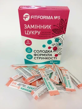 Цукрозамінник Фітформа №5 у саші, 60 шт