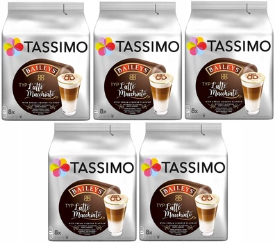 Капсули Tassimo Latte Macchiato Baileys 5 x 16 штук