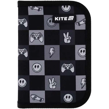 Пенал Kite без наполнения 1 отделение 1 отворот Game On