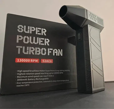 Ручной портативный турбовентилятор компрессор X3 Violent Blower