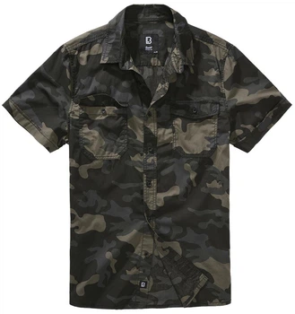 Сорочка чоловіча літня Brandit Roadstar XL Darkcamo (4012.4.XL)