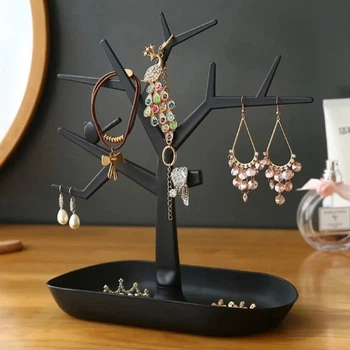 Держатель для украшений и бижутерии Tree holder Black Без бренду