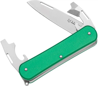 Ніж багатофункціональний Fox Vulpis Aluminium OD Green. 3 інструменти