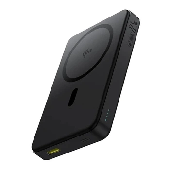 Повербанк с беспроводной зарядкой MagSafe Baseus Airpow Ⅱ Qi2 Magnetic Power Bank 10000mAh 22.5W USB/Type-C/Qi черный