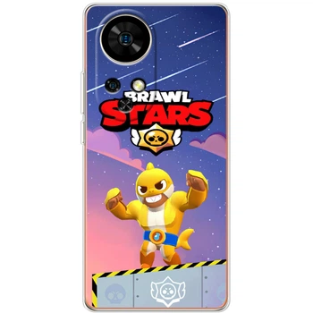 Силиконовый Чехол с Картинкой для Ulefone Note 17 Pro Принт (Бравл Старс Эль Примо, Brawl Stars El Primo) (65170-ysm017)