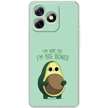 Силиконовый Чехол с Картинкой для Ulefone Note 18 Pro Принт (Иллюстрация Авокадо) (65171-ysm2402)
