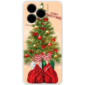 Силиконовый Чехол с Картинкой для Ulefone Note 20 Pro Принт (Новогодний, Елка) (65172-ysm2517)