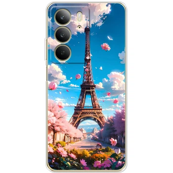 Силиконовый Чехол с Картинкой для Realme C75 Принт (Париж, Эйфелева Башня) (65429-ysm035)