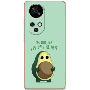 Силиконовый Чехол с Картинкой для Ulefone Note 17 Pro Принт (Иллюстрация Авокадо) (65170-ysm2402)