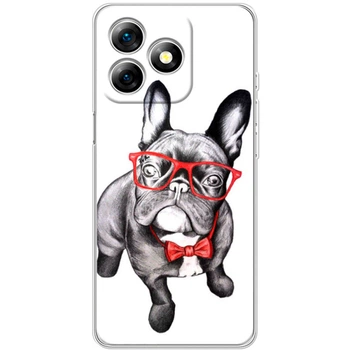 Силиконовый Чехол с Картинкой для Ulefone Note 18 Pro Принт (Собака, Французский Бульдог) (65171-ysm548)