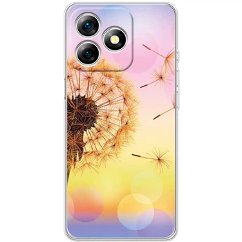 Силиконовый Чехол с Картинкой для Ulefone Note 18 Pro Принт (Цветок, Одуванчик) (65171-ysm1500)